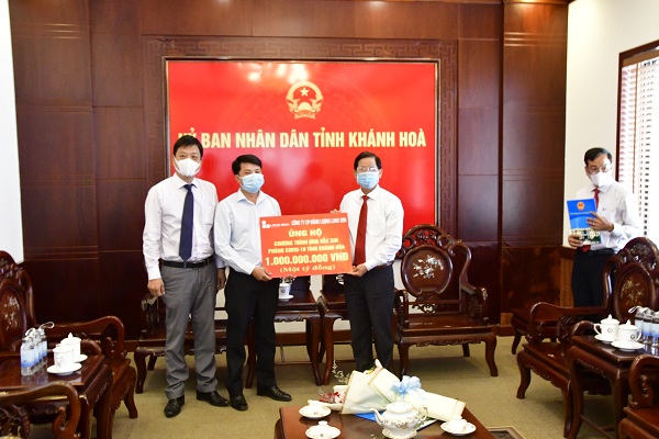 Công ty CP Năng lượng Long Sơn ủng hộ 1.000.000.000 đồng