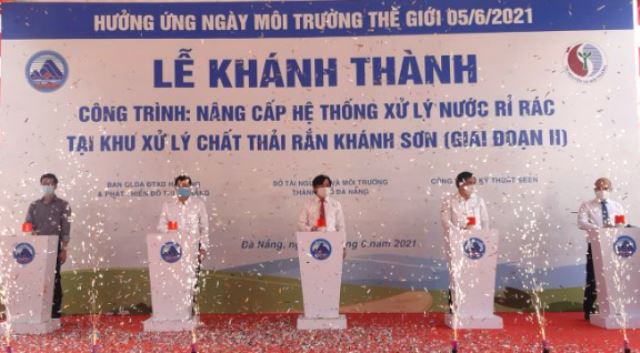 Đà Nẵng: Khánh thành Hệ thống xử lý nước rỉ rác Khánh Sơn giai đoạn 2