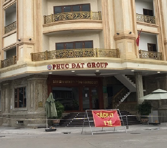 Bình Dương: Một công ty bất động sản bị phong tỏa do vợ chồng giám đốc dương tính SARS-CoV-2