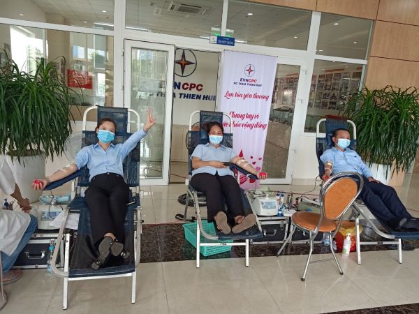Hoạt động hiến máu của Công ty Điện lực Thừa Thiên Huế