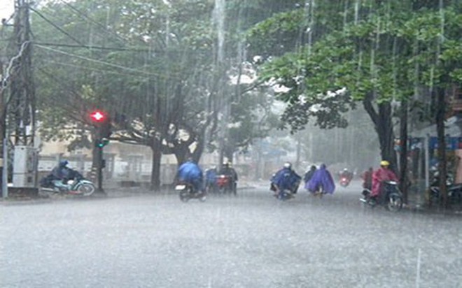 Dự báo thời tiết 6/6: Bắc Bộ mưa giông