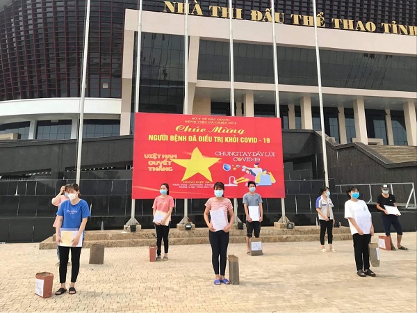 Ngày 6/6, 21 bệnh nhân Covid-19 ở Bắc Giang được công bố khỏi bệnh