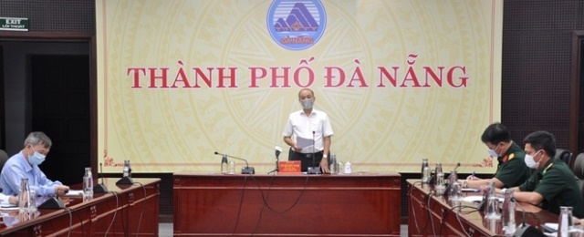 Phó Chủ tịch UBND TP. Đà Nẵng Lê Quang Nam phát biểu chỉ đạo tại cuộc họp trực tuyến Ban Chỉ đạo phòng, chống Covid-19 thành phố chiều 6/6.