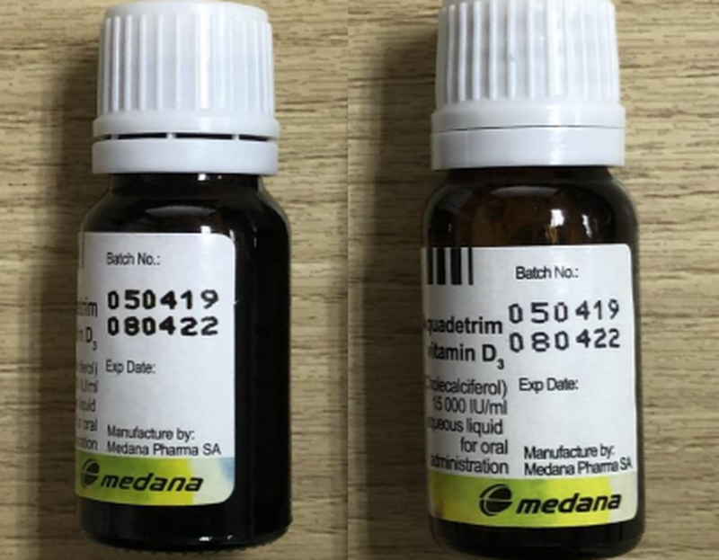 Cảnh báo phát hiện đầu mối buôn bán thuốc aquadetrim vitamin D3 nghi là giả