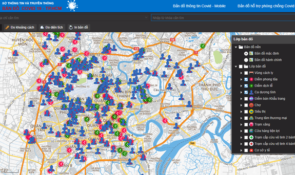 TPHCM: Ra mắt “Bản đồ hỗ trợ phòng chống dịch Covid-19”