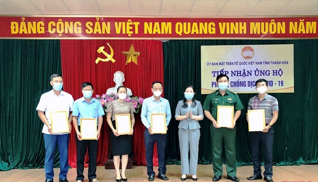 Thanh Hóa: Các doanh nghiệp, cá nhân ủng hộ hơn 28 tỷ đồng phòng chống dịch Covid-19
