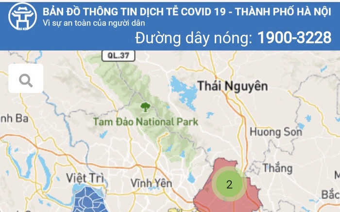 Ra mắt “Bản đồ thông tin dịch tễ COVID-19 Hà Nội”