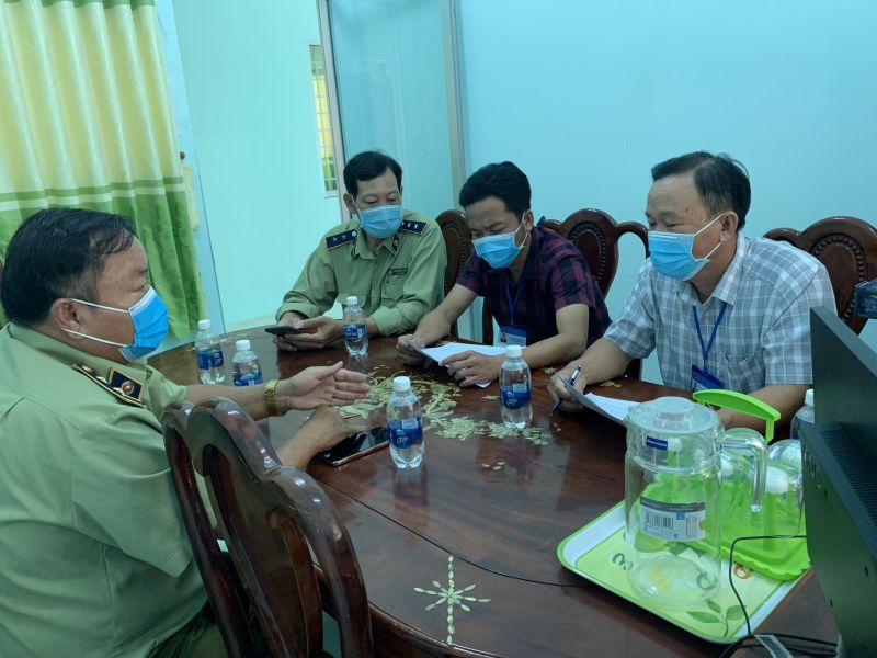 Kiên Giang: Đội Quản lý thị trường số 2 phối hợp cùng UBND các xã, thị trấn trên địa bàn huyện Hòn Đất thực hiện kế hoạch 310