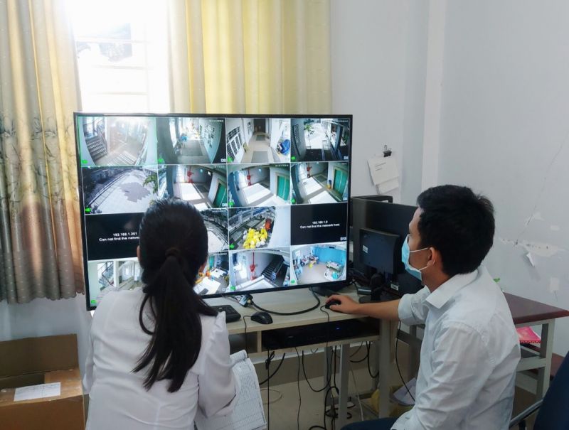 TP. HCM: Quận 7 bố trí đầy đủ camera giám sát tại các khu cách ly tập trung mới thành lập