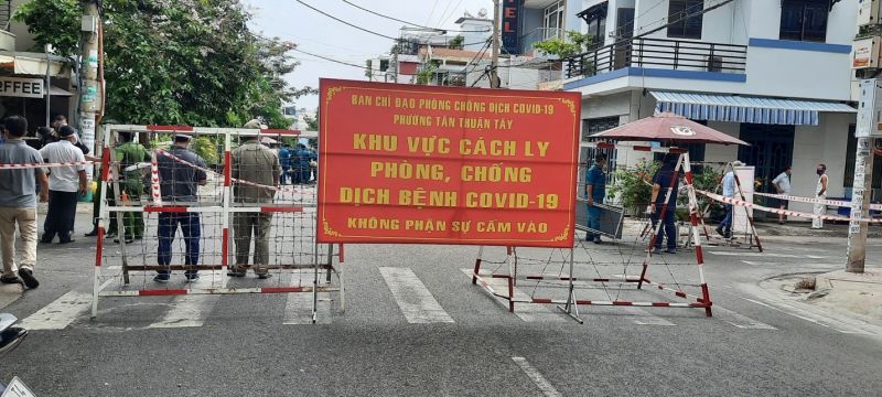 TPHCM: Quận 7 phong tỏa tạm thời khu vực đường 5K