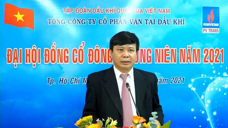 Tổng Giám đốc PVTrans Phạm Việt Anh báo cáo hoạt động SXKD