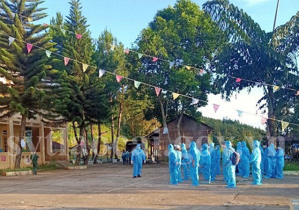 Bắc Hà (Lào Cai): Kích hoạt các khu cách ly tập trung cho người dân về từ vùng dịch Bắc Giang