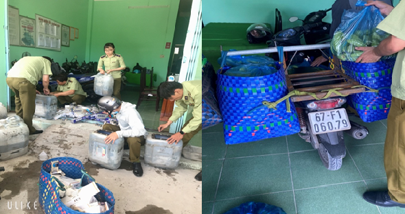 Đồng Tháp: Trong một ngày phát hiện 2 vụ vận chuyển thuốc lá điếu nhập lậu