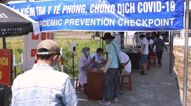 Chốt kiểm dịch tại tỉnh Quảng Nam