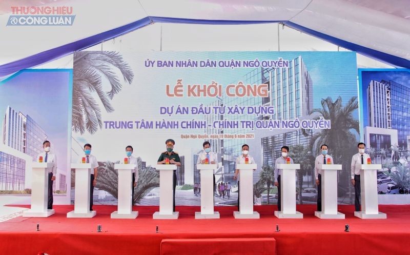 Lễ khởi công dự án ĐTXD trung tâm hành chính - chính trị quận Ngô Quyền