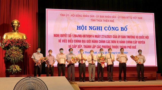 Từ ngày 1/7/2021 thành phố Huế sẽ thực hiện địa giới hành chính mới