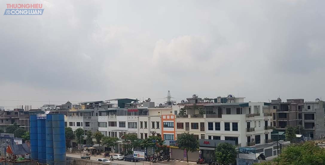 Toàn cảnh khu nhà ở thấp tầng chuẩn bị bị UBND quận Hoàng Mai cưỡng chế