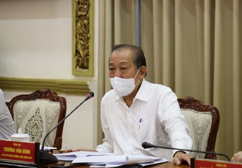 Phó Thủ tướng Trương Hoà Bình đề xuất TP.HCM cấm chợ truyền thống để đảm bảo công tác phòng chống dịch