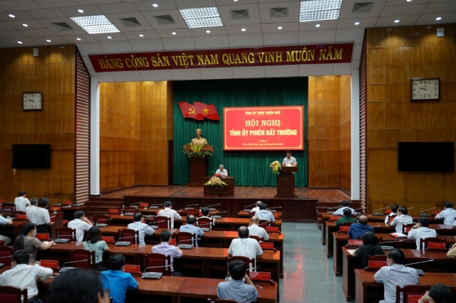 Hội nghị tỉnh uỷ Thừa Thiên Huế bất thường
