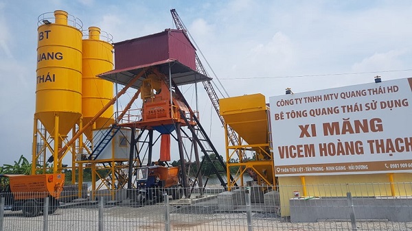 Hải Dương: Trạm bê tông Quang Thái xây dựng trái phép