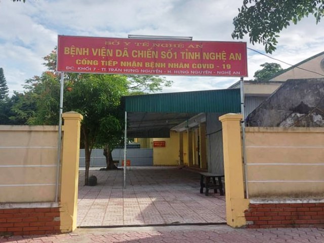 Bệnh viện dã chiến số 1 tỉnh Nghệ An đi vào hoạt động