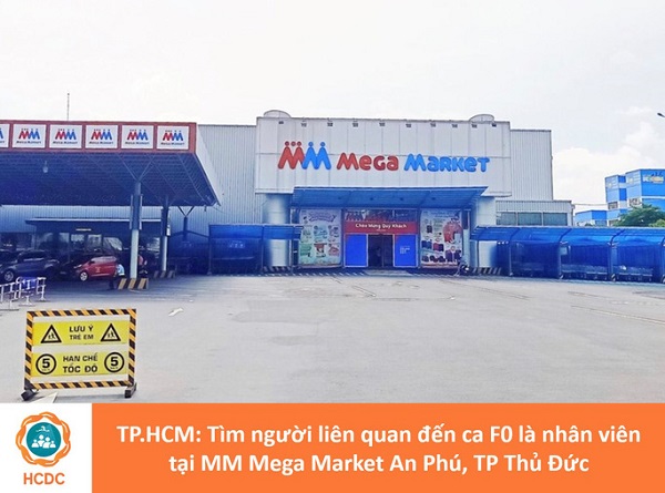 TP. HCM: Truy tìm những người từng đến siêu thị Mega Market An Phú TP. Thủ Đức