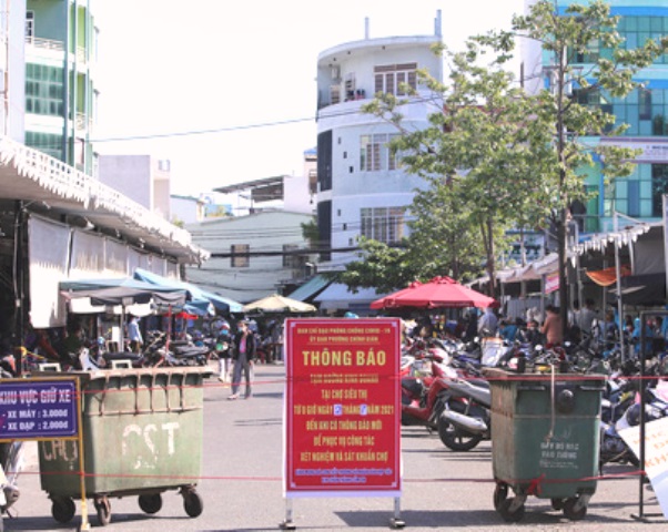 Chợ Siêu thị Đà Nẵng đã tạm dừng hoạt động và xét nghiệm toàn bộ tiểu thương tại chợ này