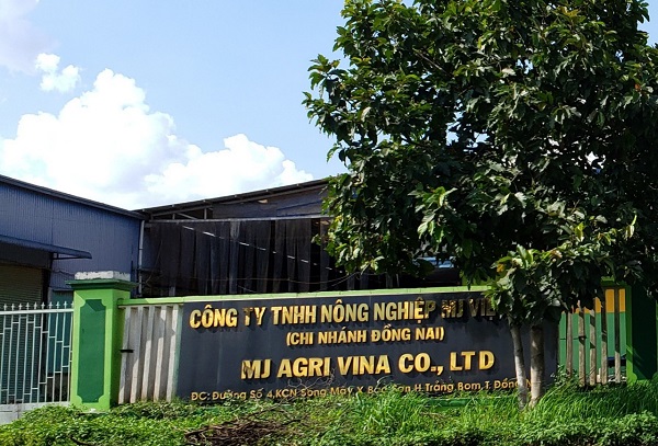 Trụ sở Công ty TNHH Nông Nghiệp MJ Việt Nam chi nhánh Đồng Nai