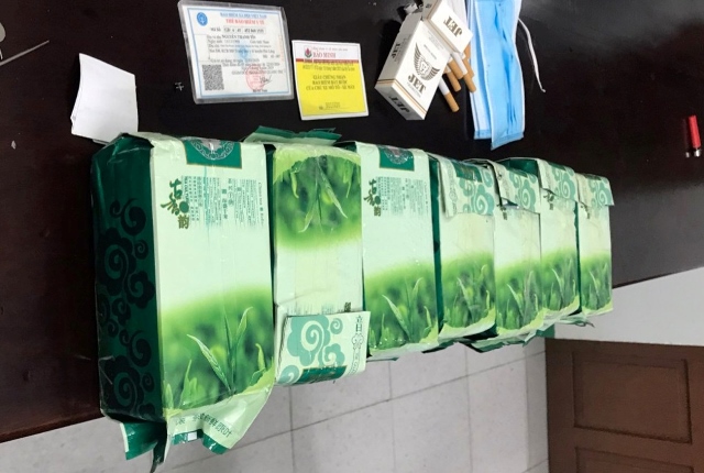 7kg ma túy do Nguyễn Thành Tín vận chuyển.