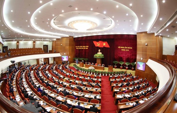 Hội nghị lần thứ 3 Ban Chấp hành Trung ương Đảng Khoá XIII bước vào ngày làm việc thứ 3