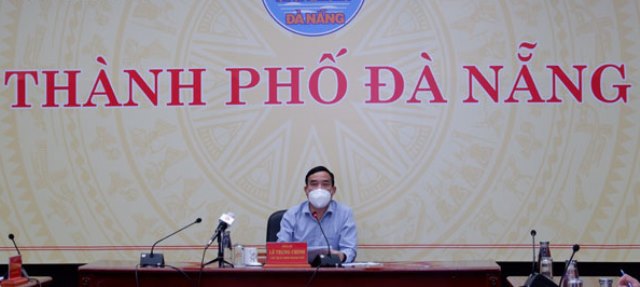 Chủ tịch UBND TP. Đà Nẵng Lê Trung Chinh chủ trì cuộc họp phòng, chống Covid-19 chiều 7/7.