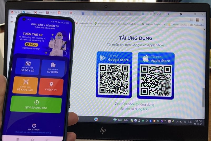 TP. HCM: Thí điểm tra kết quả xét nghiệm qua hệ thống khai báo y tế điện tử