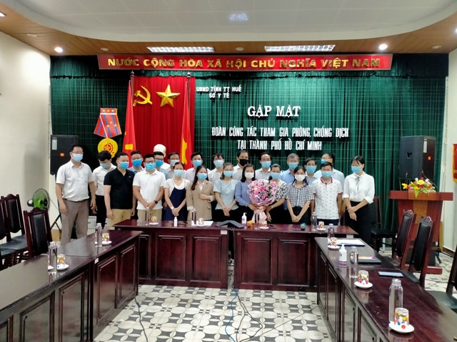 Sở Y tế Thừa Thiên Huế gặp mặt đoàn công tác