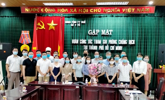 Thừa Thiên Huế: 125 Thầy thuốc lên đường vào hỗ trợ TP Hồ Chí Minh chống dịch