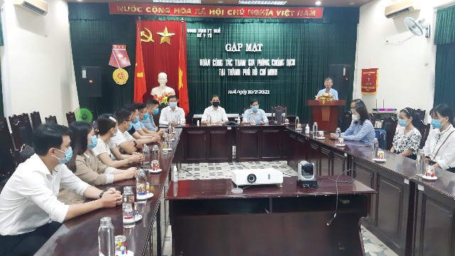 125 Y bác sĩ của Thừa Thiên Huế nêu quyết tâm hỗ trợ TP Hồ Chí Minh chống dịch tại buổi gặp mặt