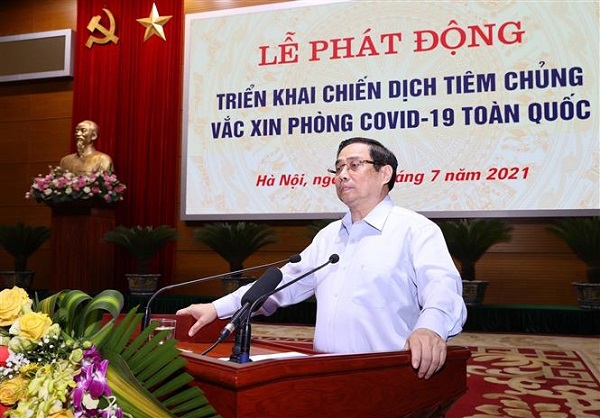 Thủ tướng Chính phủ Phạm Minh Chính phát biểu chỉ đạo tại lễ phát động