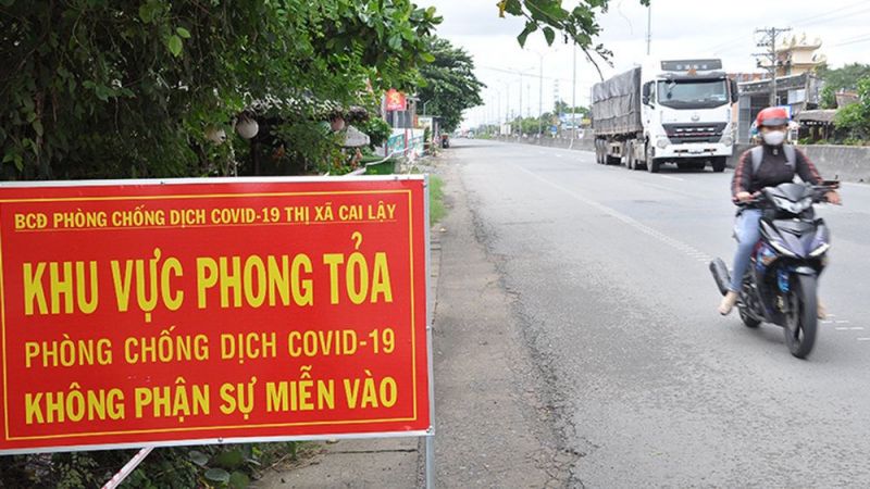 Tiền Giang: Thực hiện giãn cách xã hội theo Chỉ thị 16 để phòng, chống dịch Covid-19