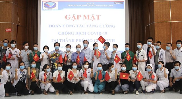 Quảng Nam: 39 y, bác sĩ lên đường hỗ trợ TP. HCM chống dịch Covid-19