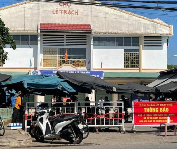 Đà Nẵng:Tạm dừng hoạt động chợ Lệ Trạch, lấy mẫu xét nghiệm 300 tiểu thương