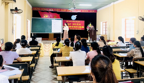 Yên Bái: Tập huấn về mô hình tổ phụ nữ tự quản