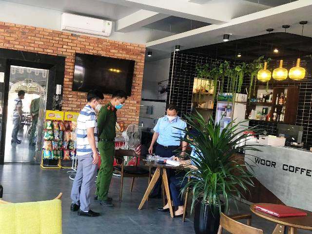 Cục QLTT tỉnh Nghệ An: Xử phạt quán Cafe không chấp hành quy định phòng, chống dịch Covid-19
