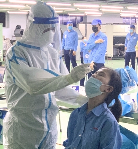 Đà Nẵng: Nữ công nhân mắc Covid-19, khẩn cấp xét nghiệm, truy vết cho 1.700 công nhân