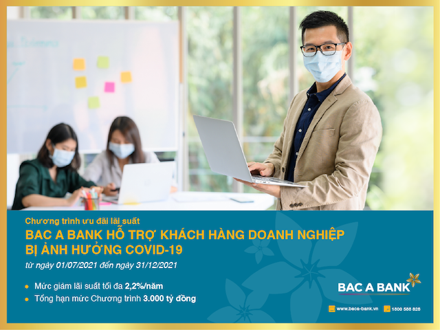 BAC A ABANK ưu đãi lãi suất cho khách hàng doanh nghiệp bị ảnh hưởng bởi Covid-19