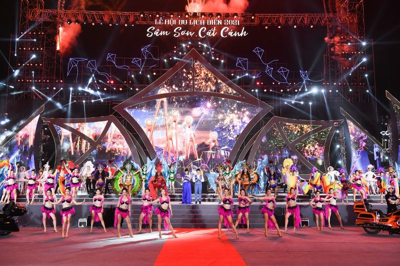 Khu vực tương lai sẽ là Quảng trường biển trung tâm Sầm Sơn, nơi diễn ra hàng loạt sự kiện, lễ hội quy mô lớn.