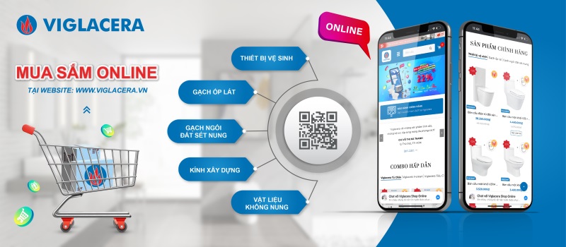Viglacera đồng hành cùng xu hướng "mua sắm online" thời Covid