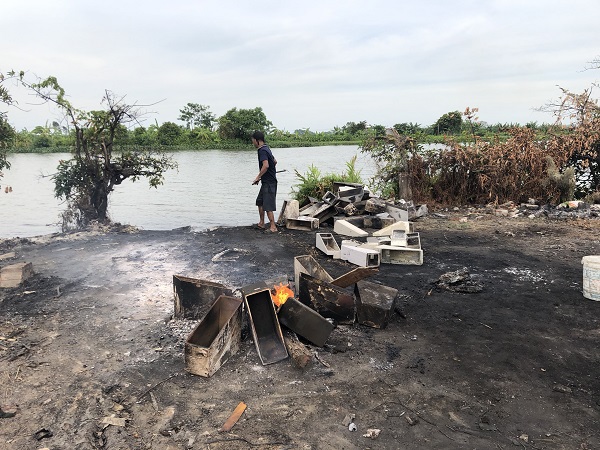 Hải Phòng: Tích cực ngăn chặn các đối tượng thực hiện hành vi đốt phế liệu