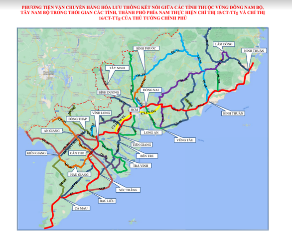 Công bố "luồng xanh" Quốc gia lưu thông vận tải trên quốc lộ