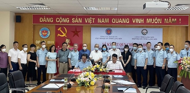Lạng Sơn: Cục Hải quan tổ chức Lễ ký kết Quy chế phối hợp với Hiệp hội doanh nghiệp tỉnh