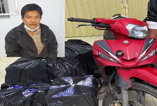 An Giang: Bắt giữ đối tượng vận chuyển gần 1.500 bao thuốc lá ngoại nhập lậu các loại