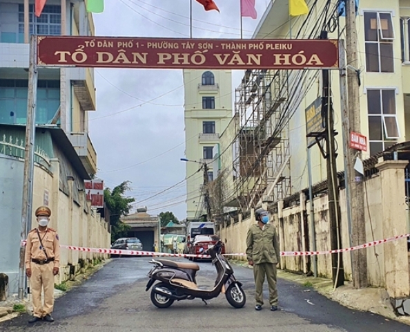 TP. Pleiku (Gia Lai): Giãn cách xã hội theo Chỉ thị 15 từ 8h00 ngày 26/7